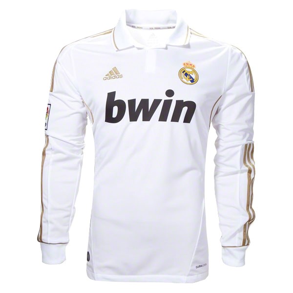 Camiseta Real Madrid Primera equipo ML Retro 11 12 Blanco